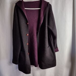 Indigenous designs wool jacket